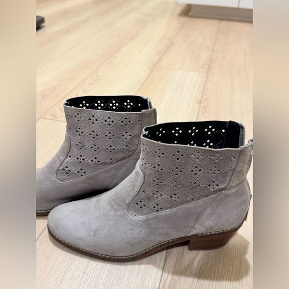 Cole Haan Jayne grey Suede Booties - Picture 1 of 7